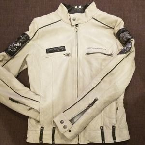 Ed Hardy leather Bike Jacket (brand new)